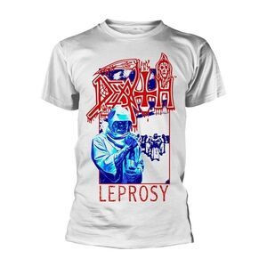 Death Unisex Adult Leprosy Poster T-Shirt / White